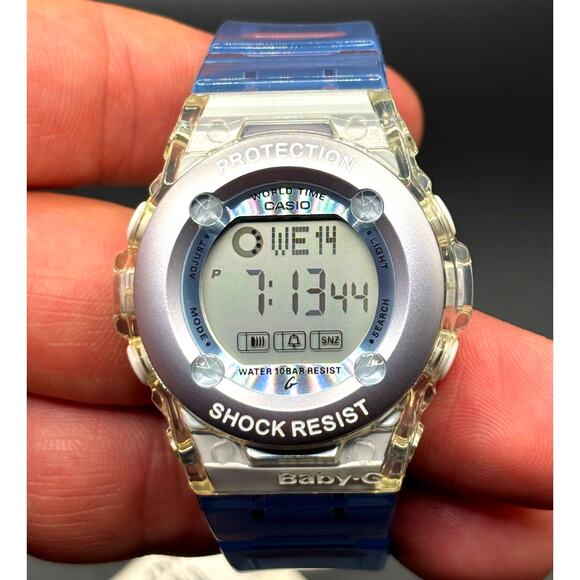 Casio Baby-G BG-1302-2ER Translucent Blue Jelly Digital Women\'s Watch NIBWT main image 15